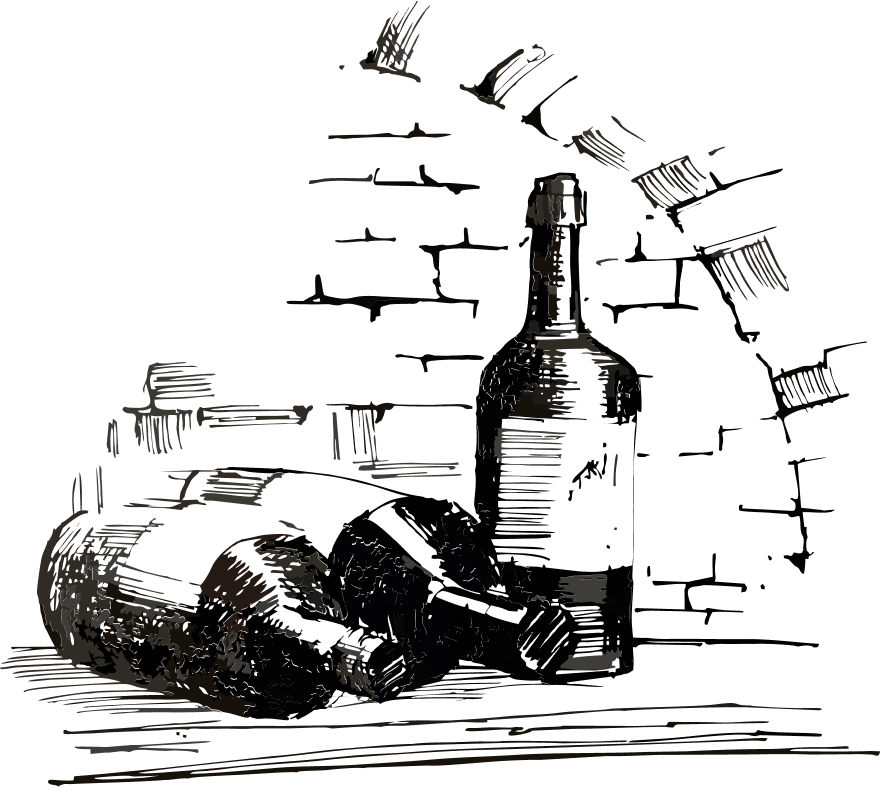 Бутылки с вином